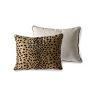 HK-living Cushion Doris for Hkliving Flock Print Panther 30x40cm