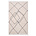 HK-living Alfombra zigzag blanco y negro algodón tejido a mano 150x240cm