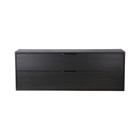 HK-living Mueble módulo cajón elemento C negro 100x30x36cm