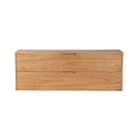 HK-living Elemento cassetto modulo armadio C marrone naturale 100x30x36cm