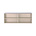 HK-living Élément d'étagère pour module d'armoire A zand bruin 100x30x36cm