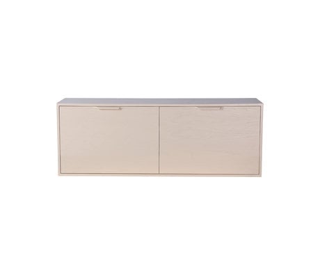 HK-living Schrankmodul Schubladenelement B sandbraun 100x30x36cm