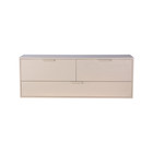 HK-living Elemento cassetto modulo armadio D marrone sabbia 100x30x36cm