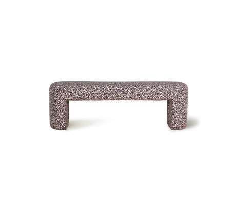 HK-living Lobby-Sofa Doris für Hkliving Blumendruck 140x40x45cm