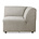 HK-living Sofa Element Jax rechts Ted Stein Textil 95x95x74cm