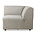 HK-living Sofa element Jax right Ted stone textile 95x95x74cm