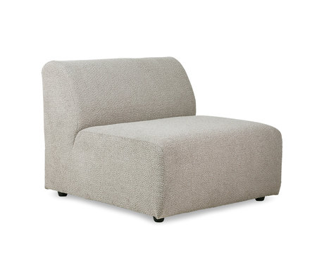 HK-living Sofa Element Jax Medium Ted Stone Tekstil 87x95x74cm