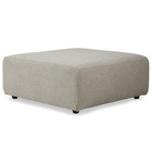 HK-living Divano Element Jax Sgabello Ted Stone Textile 94x94x43cm