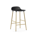 Normann Copenhagen Barhocker Form Schwarzgold Kunststoff Stahl 65cm