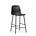 Normann Copenhagen Bar stool backrest made of black plastic steel 65cm