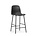 Normann Copenhagen Bar stool backrest made of black plastic steel 65cm