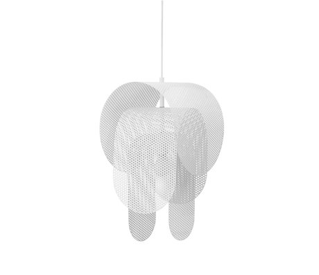 Normann Copenhagen Hanglamp Superpose wit gepoedercoat metaal Ø30x53cm
