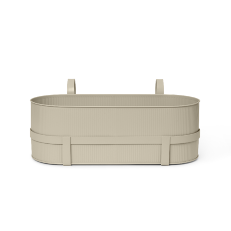 Ferm Living Pflanzgefäß Bau Balkon Box Kaschmir Stahl 20x45.3x27.5cm