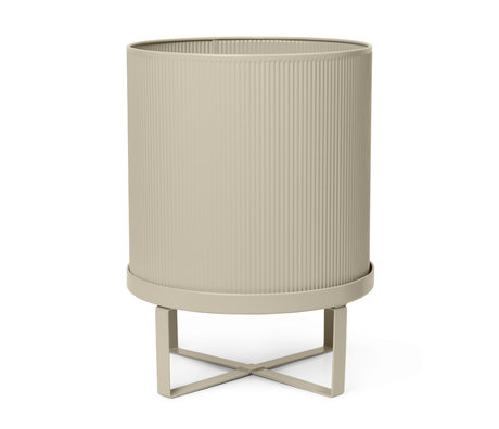 Ferm Living Costruzione vaso Grande acciaio cashmere ø28x38cm