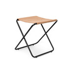 Ferm Living Tabouret Desert Noir Sable Acier Textile 41,2 x 41,6 x 41,4 cm