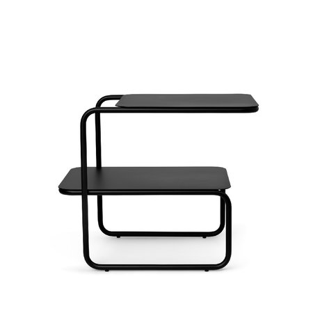 Ferm Living Side table Level Black Powder coated steel 55x35x45cm