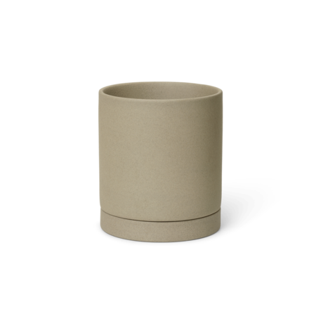 Ferm Living Blumentopf Sekki Sand Porzellan Mittel ø13,5x16cm