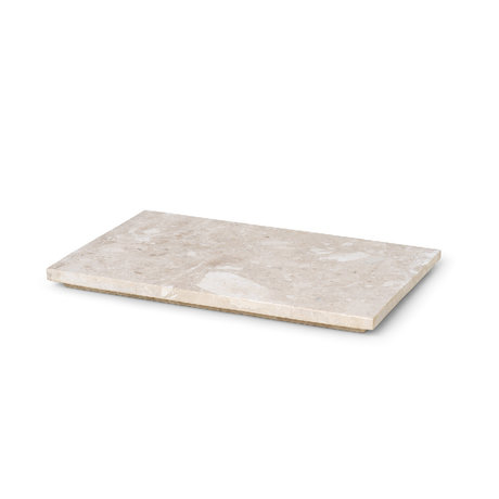 Ferm Living Bandeja para Plantbox Mármol beige 26x17x1.5cm