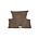 OYOY Duvet cover Nuku Baby Brown Cotton 40x45-70x100cm