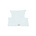 OYOY Housse de couette Nudu Baby coton bleu clair 40x45-70x100cm