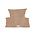 OYOY Funda nórdica Nuku Junior Polvo de algodón marrón 40x45-100x140cm