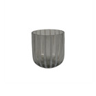 OYOY Glass Mizu Grijs glass Ø8x8.2cm set of 2