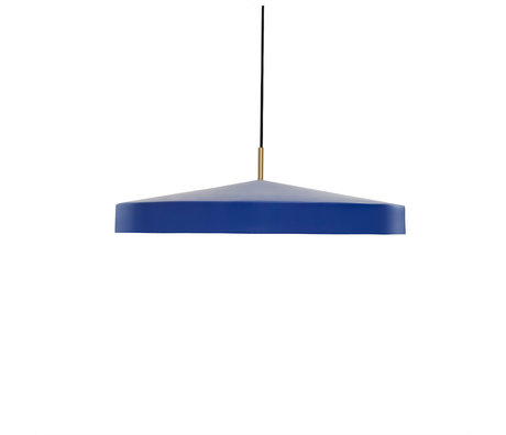 OYOY Lámpara de suspensión Hatto Large Blue Metal lacado en polvo Ø65x19cm