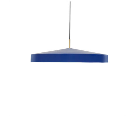 OYOY Suspension lamp Hatto Large Blue Powder Coated Metal Ø65x19cm