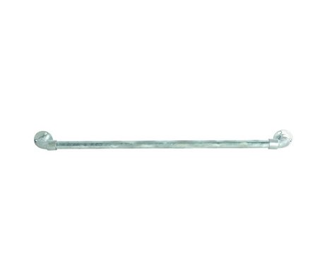 Housedoctor Muro Pipe Rack 90x8cm metal de plata