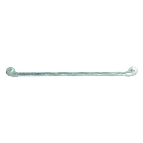 Housedoctor Stange Pipe aus Metall, silber, 90x8cm