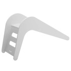 Diapositiva infantil elefante blanco de madera 145x43x68cm