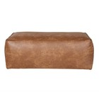 BePureHome Pouf Rodeo cognac 43x120x60cm cuir marron