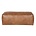 BePureHome Pouf Rodeo aus Leder, cognacbraun, 43x120x60cm