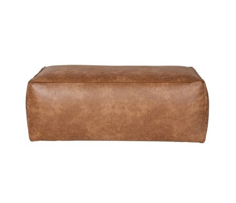 BePureHome Pouf Rodeo cognac pelle marrone 43x120x60cm