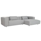 FÉST Couch `Dunbar ', Sydney91 grigio chiaro, 2 posti / Divan a sinistra oa destra