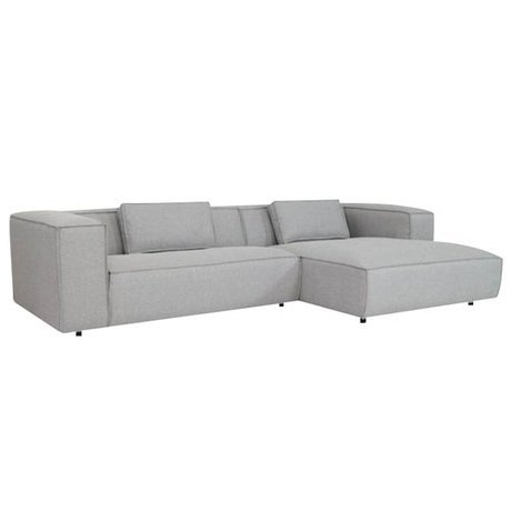 FÉST Couch `Dunbar', Sydney91 hellgrau , 2-Sitzer/Divan links oder rechts