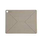 OYOY Dækkeservietter Clay brun sort silikone Sæt med to 45x34x0,15cm