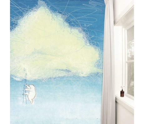 Kek Amsterdam Tapete Climbing the Clouds Mehrfarbig Papiervlies 389,6x280cm