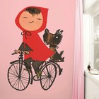 Kek Amsterdam Wallpaper mon vélo rose Multicolore papier polaire 243,5x280cm