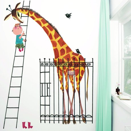 Kek Amsterdam Fondo de pantalla gigante Giraff Multi Paperliners 243,5x280cm