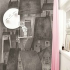 Kek Amsterdam Wallpaper Moonlight grå sort Paperliners 194,8x280cm