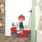 Kek Amsterdam Wallpaper Red Truck II Multi-colored paper fleece 389,6x280cm