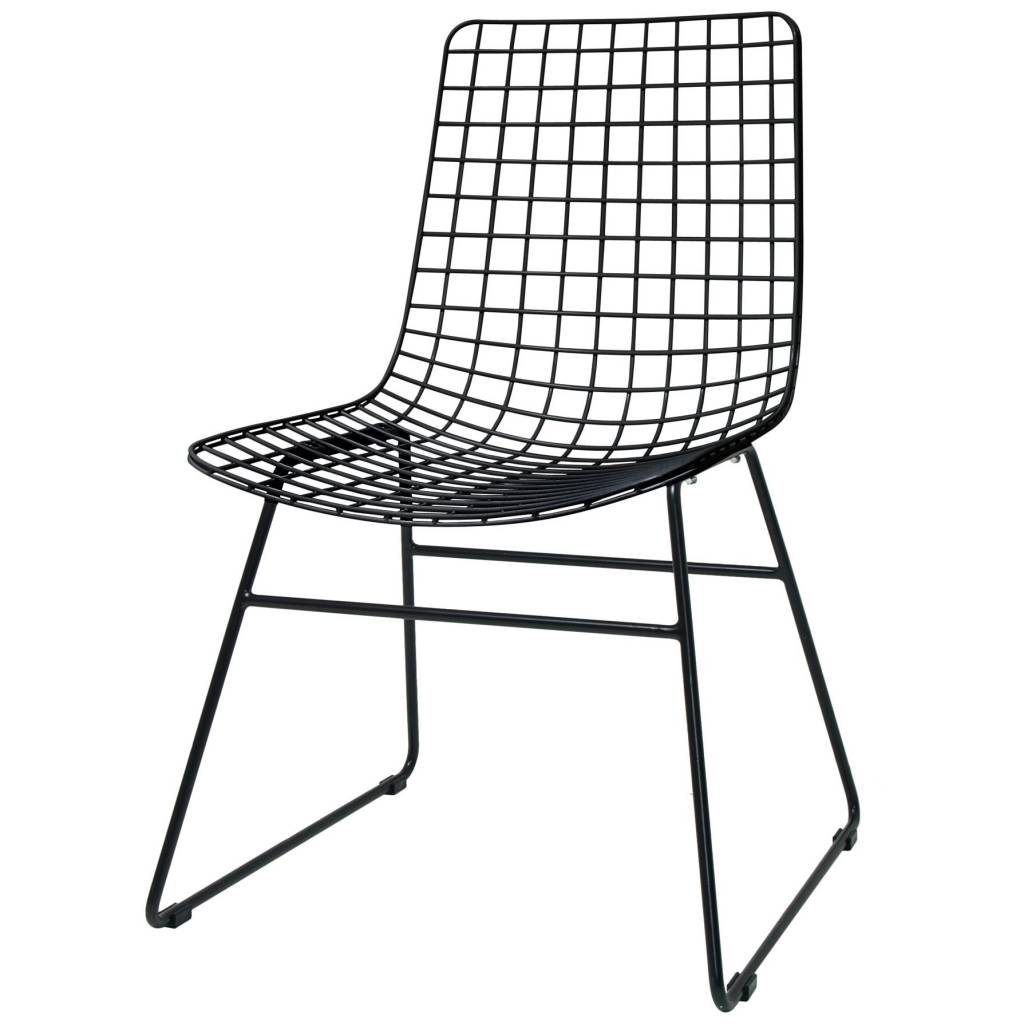 Hk Living Dining Chair Dining Wire Black Metal 47x54x86cm Lefliving Com