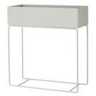 Ferm Living 60x25x65cm caja de metal gris planta