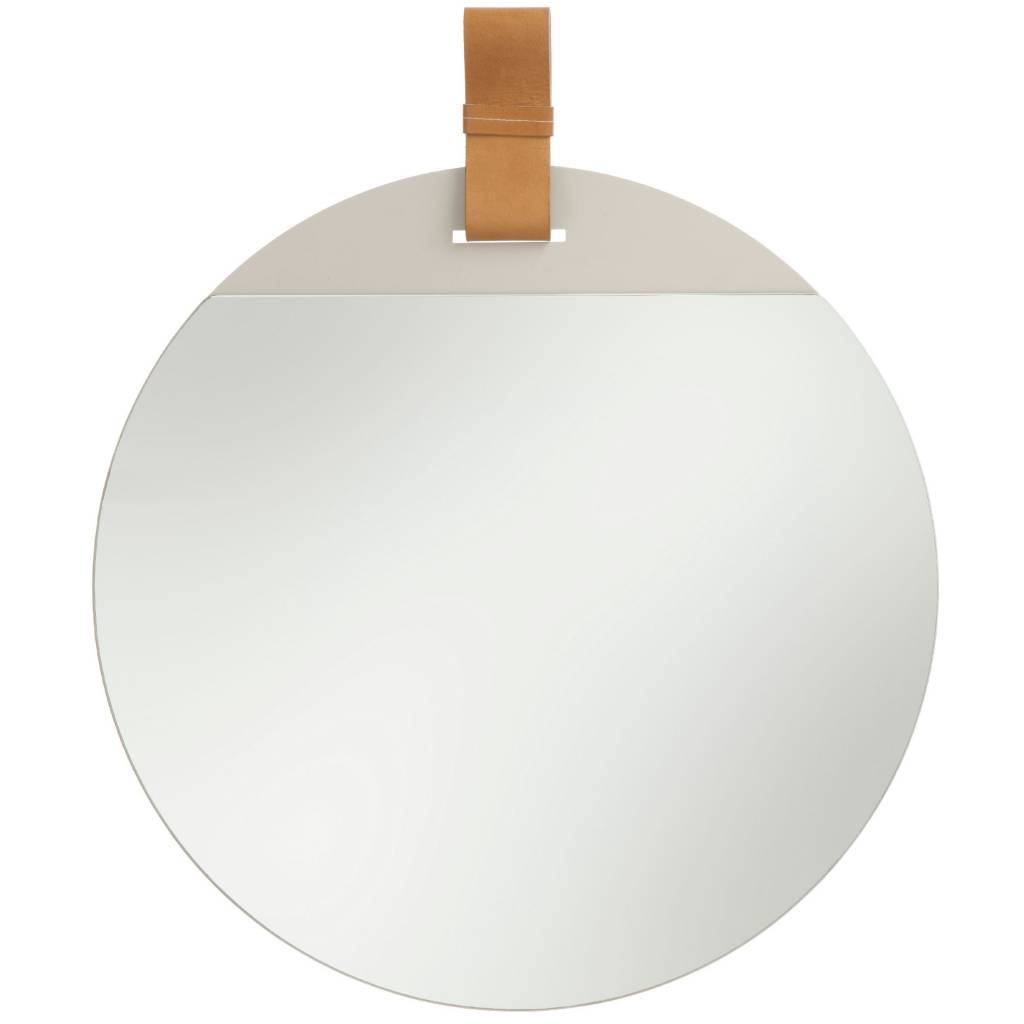 Ferm Living Enter Mirror With Leather Strap Large 45x52cm