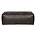 BePureHome Pouf Rodeo black leather 120x60x43cm