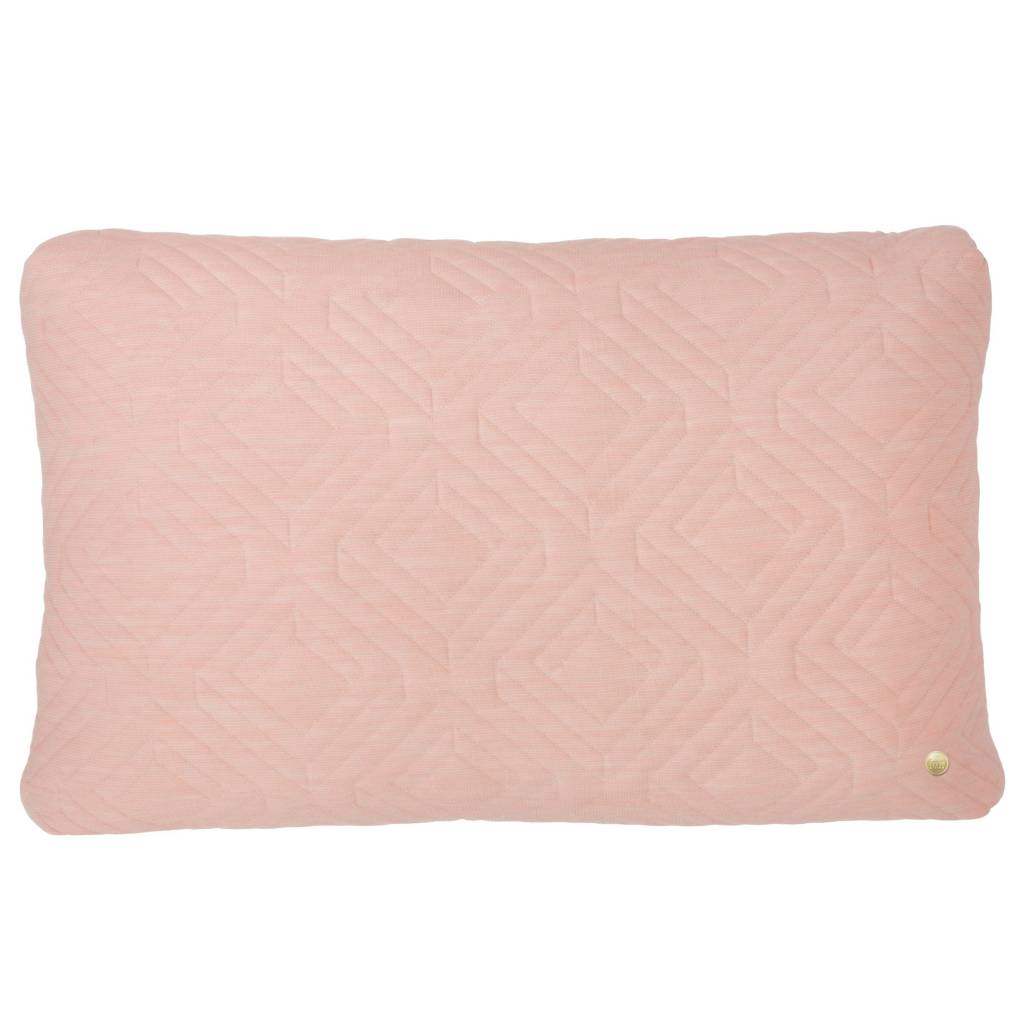 Ferm Living Pillows Quilted Pink 60x40cm Lefliving Com