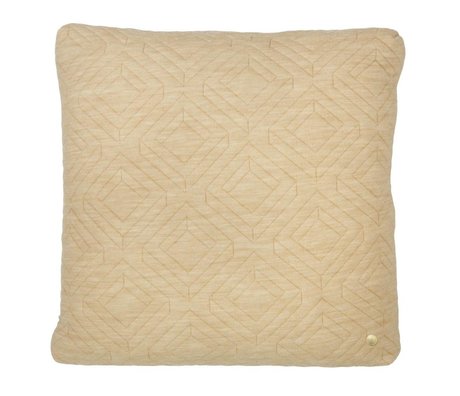 Ferm Living Pillows Quilted camel 45x45cm