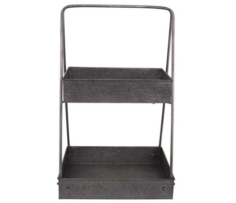 Nicolas Vahé Stockage 38x30x65cm crémaillère de zinc