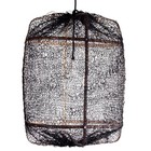 Ay Illuminate Hanging lamp bamboo with black cover made of sisal ø67x100cm